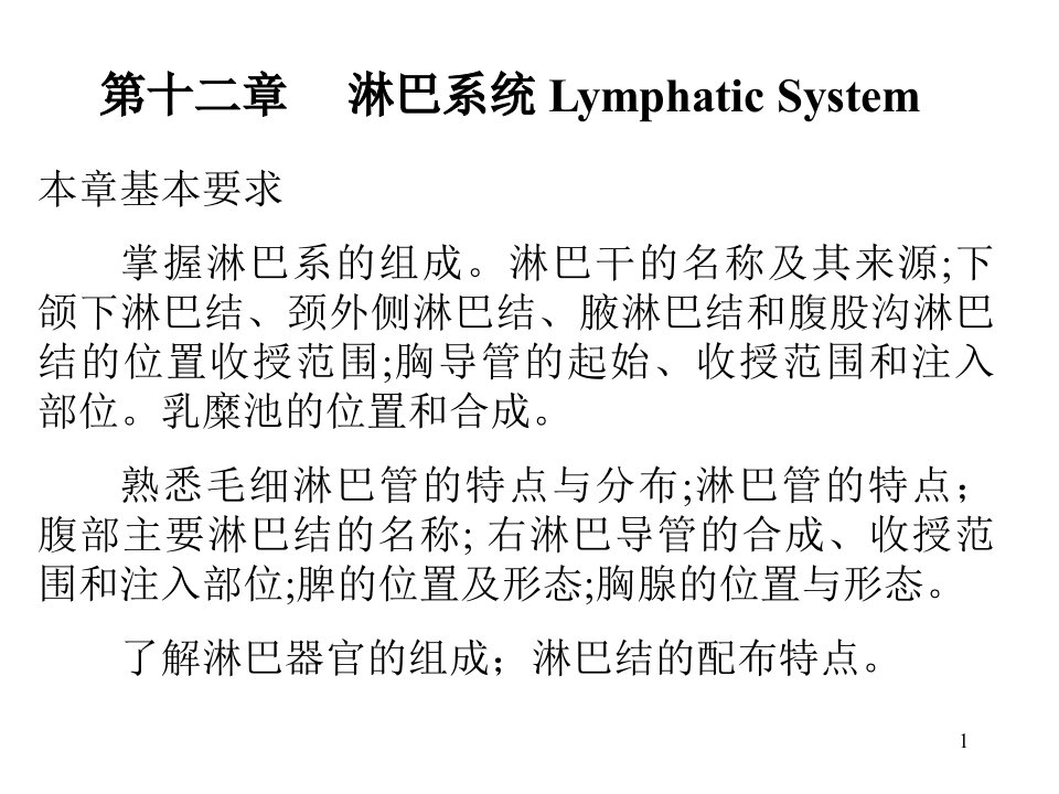 人体解剖学-淋巴系