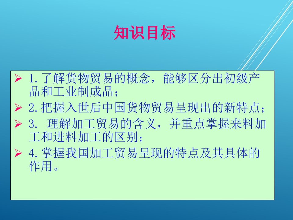 对外贸易概论第六章课件