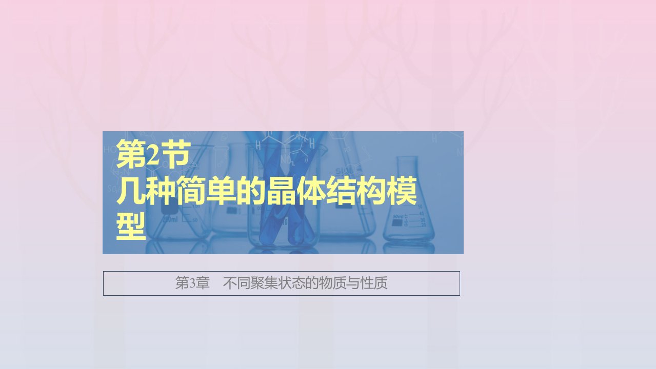 新教材高中化学第3章不同聚集状态的物质与性质第2节几种简单的晶体结构模型第1课时金属晶体与离子晶体课件鲁科版选择性必修2