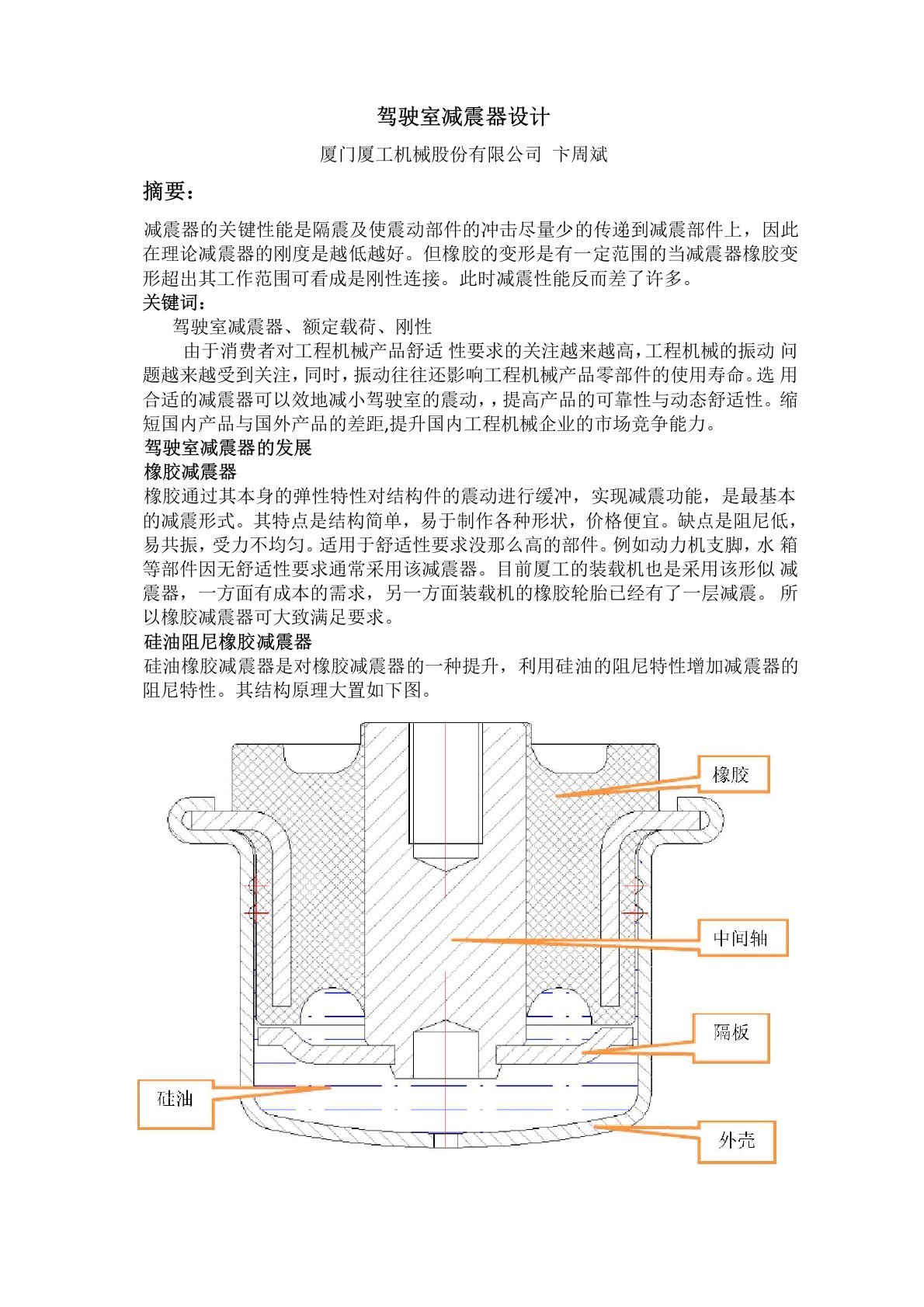 驾驶室减震器