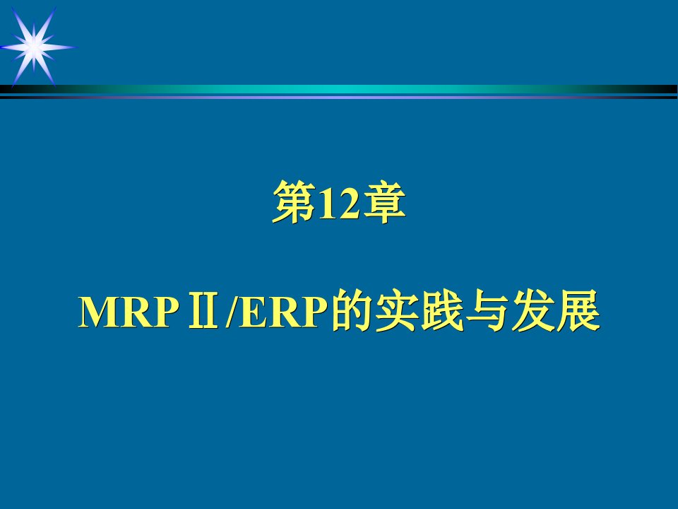 第12章ERP的实践与发展.PPT