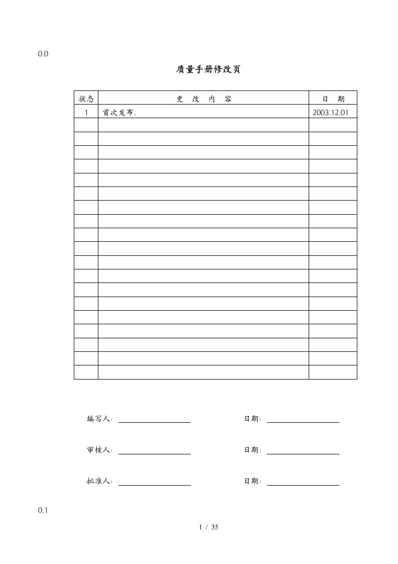 某市色彩化妆品厂质量手册