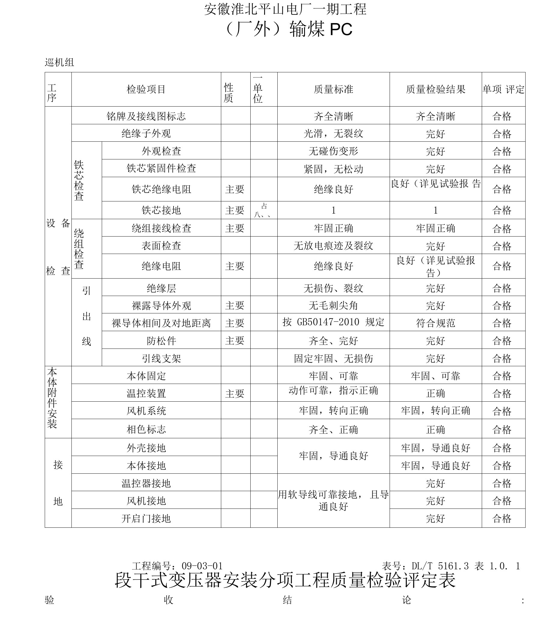 （厂外干式变压器安装）09-03-01