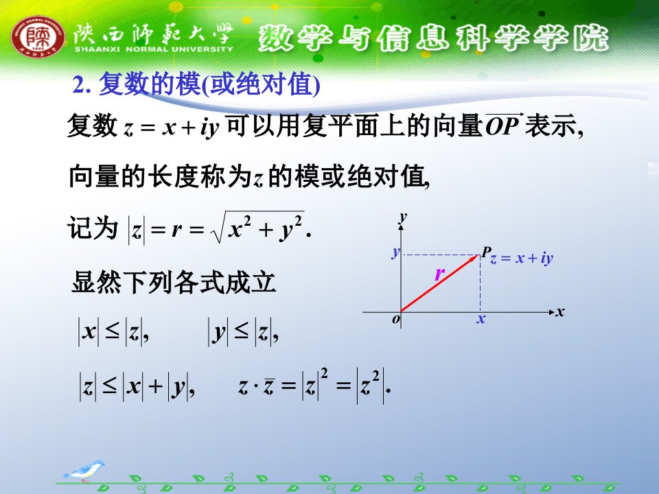 复数的表示