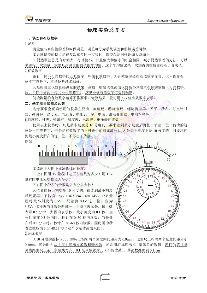 高考实验总复习BW