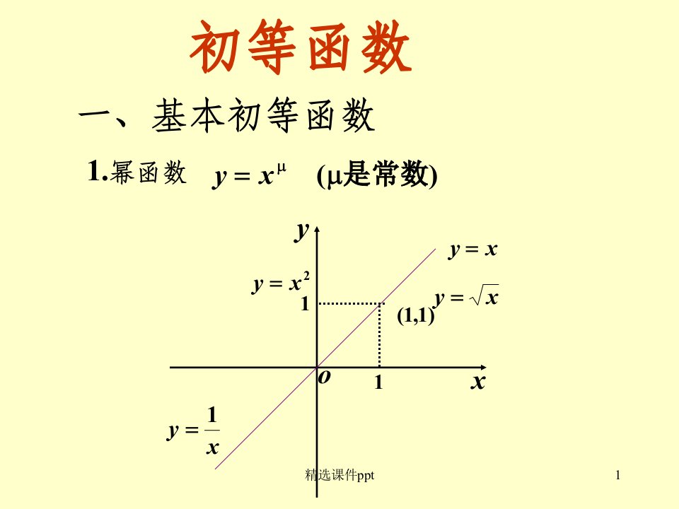 《初等函数》PPT课件