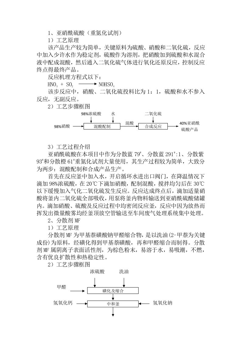 2021年分散剂基础工艺综合流程