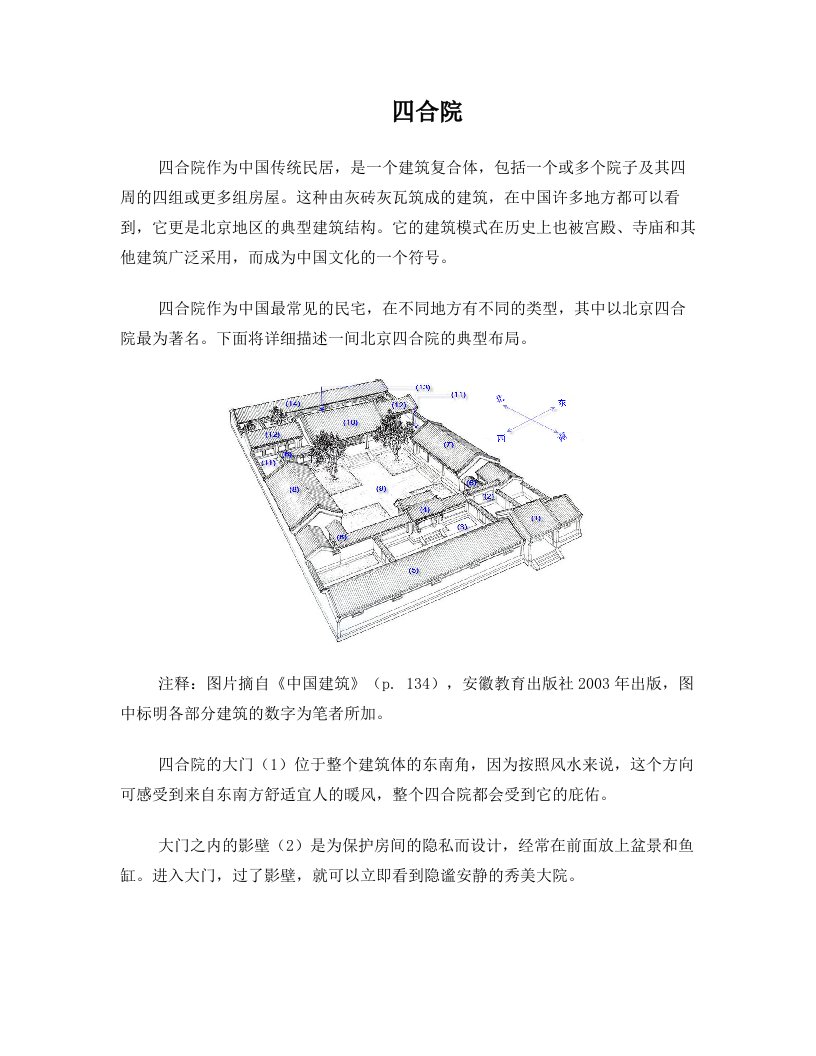 四合院