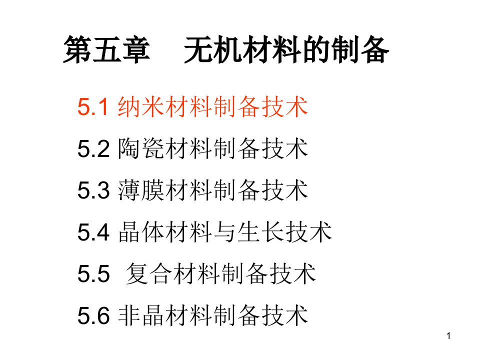 《纳米材料制备》PPT课件