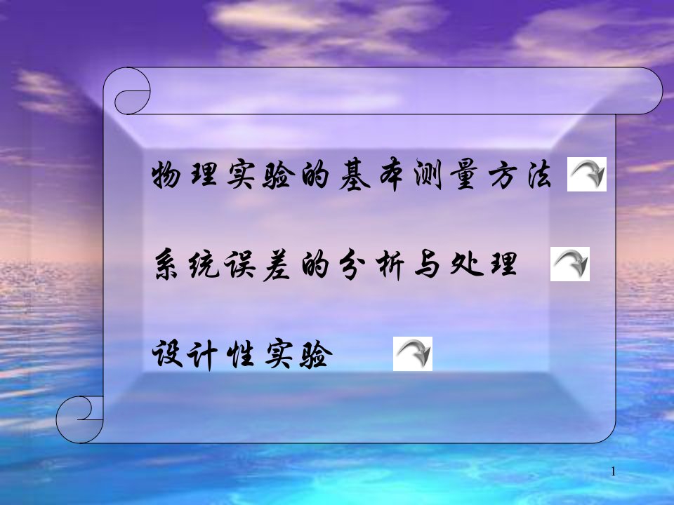 物理实验的基本测量方法ppt课件