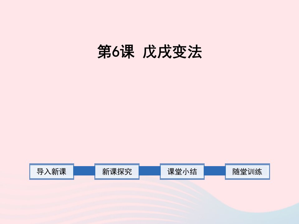 2022八年级历史上册第二单元近代化的早期探索与民族危机的加剧第6课戊戌变法教学课件新人教版