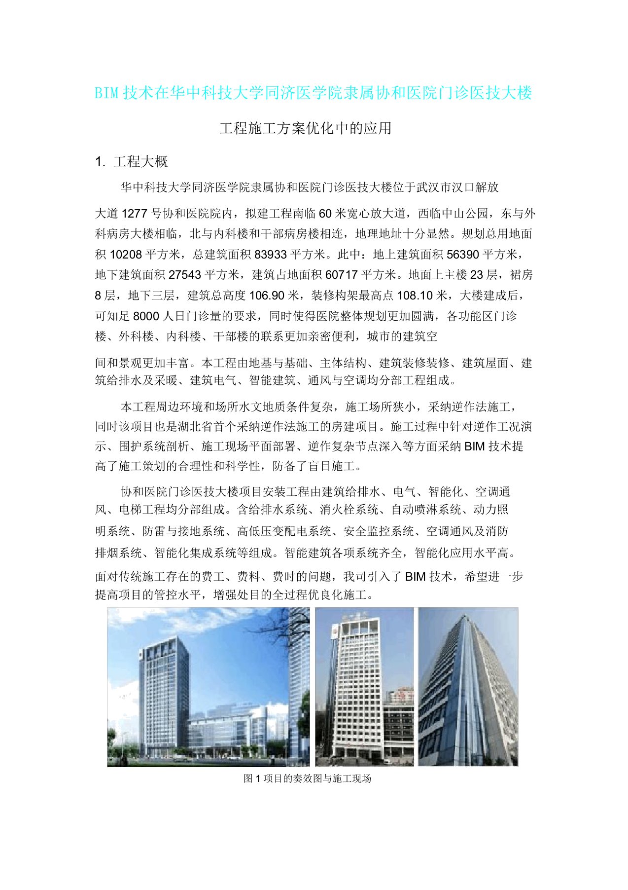 协及医院BIM应用总结报告