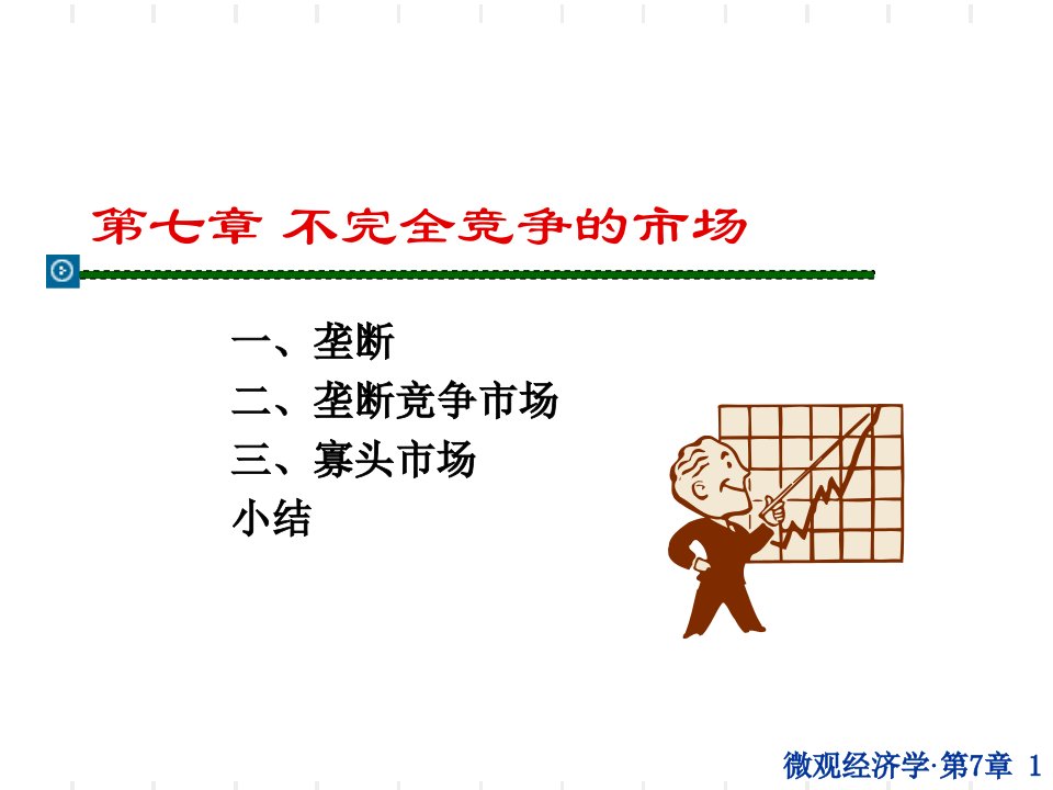 微观经济学第七章不完全竞争市场