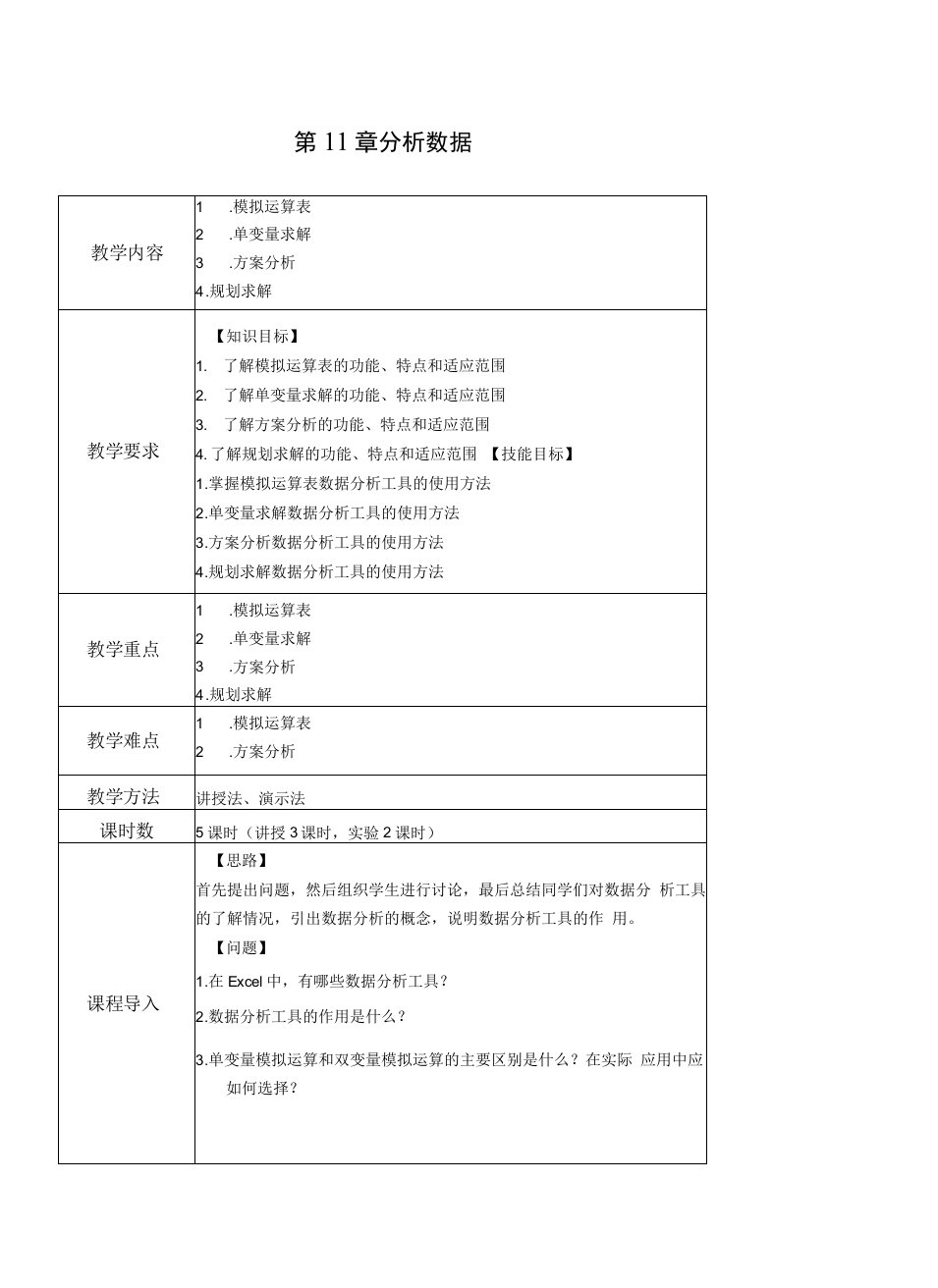 Excel数据处理与分析实例教程