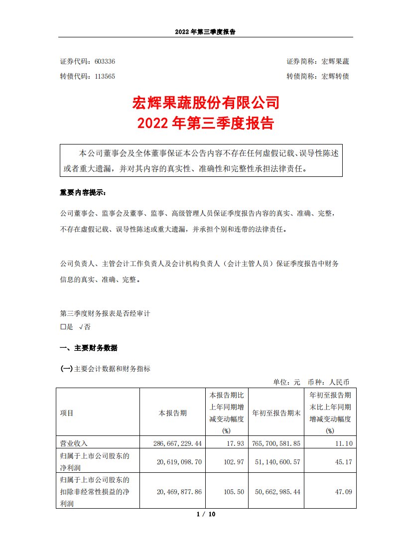 上交所-2022年第三季度报告-20221027