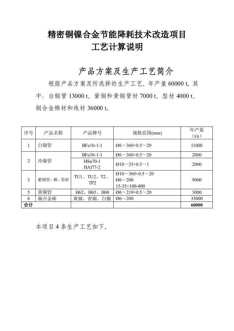 铜管棒材加工工艺简介