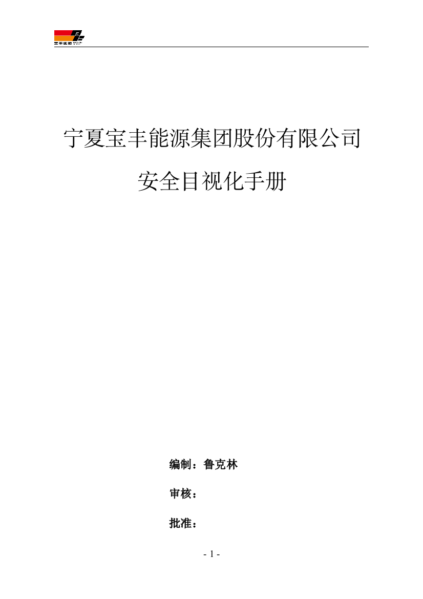 某能源集团安全目视化手册