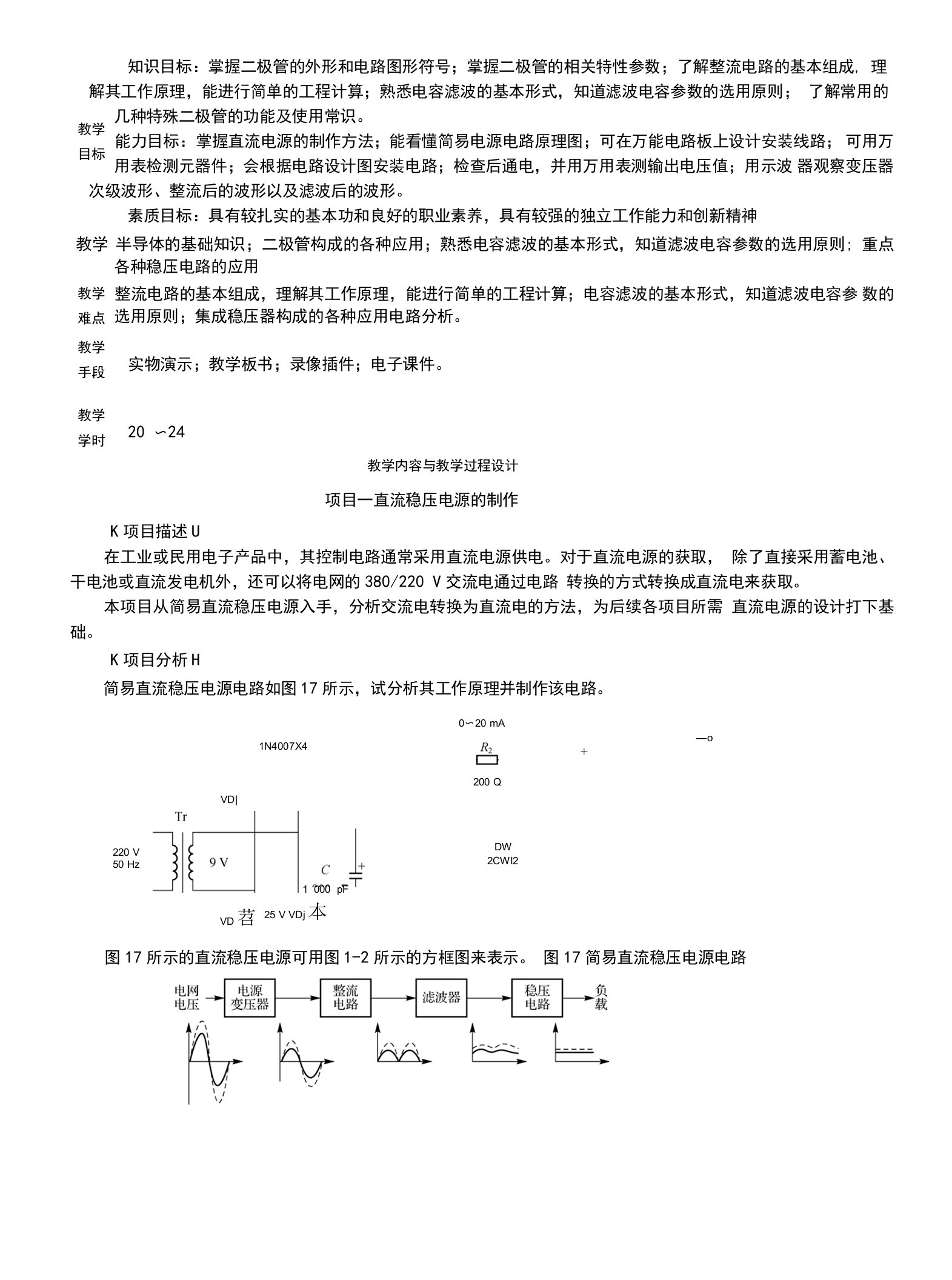 《模拟电子技术基础》教学教案