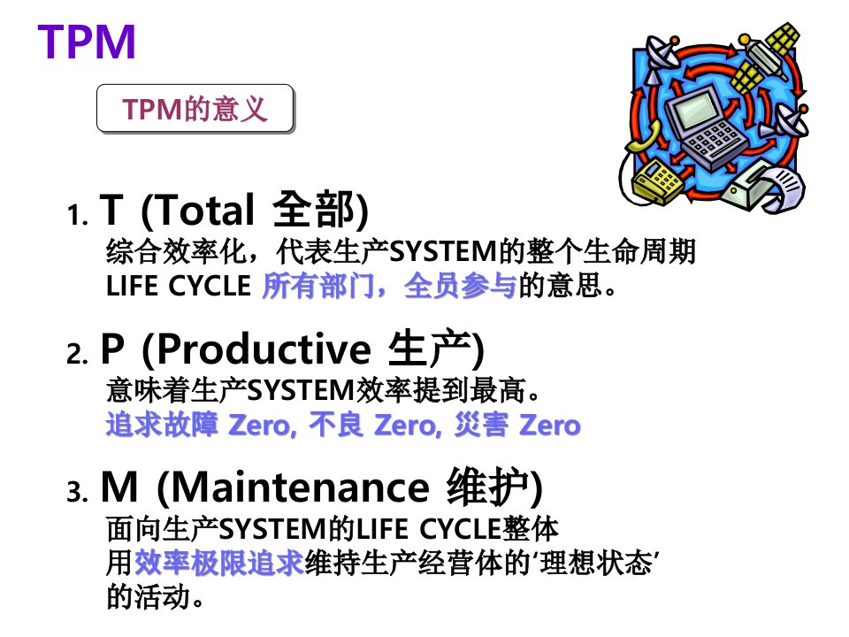 TPM设备全面维护培训教材课件