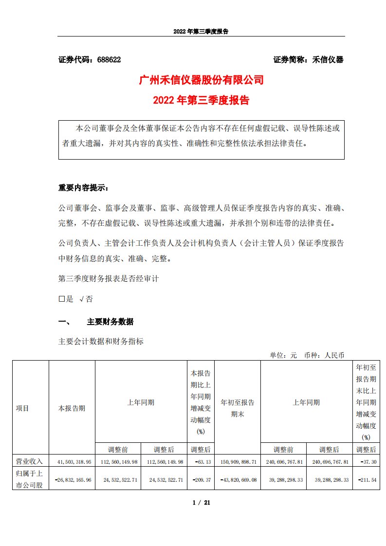 上交所-2022年第三季度报告-20221030