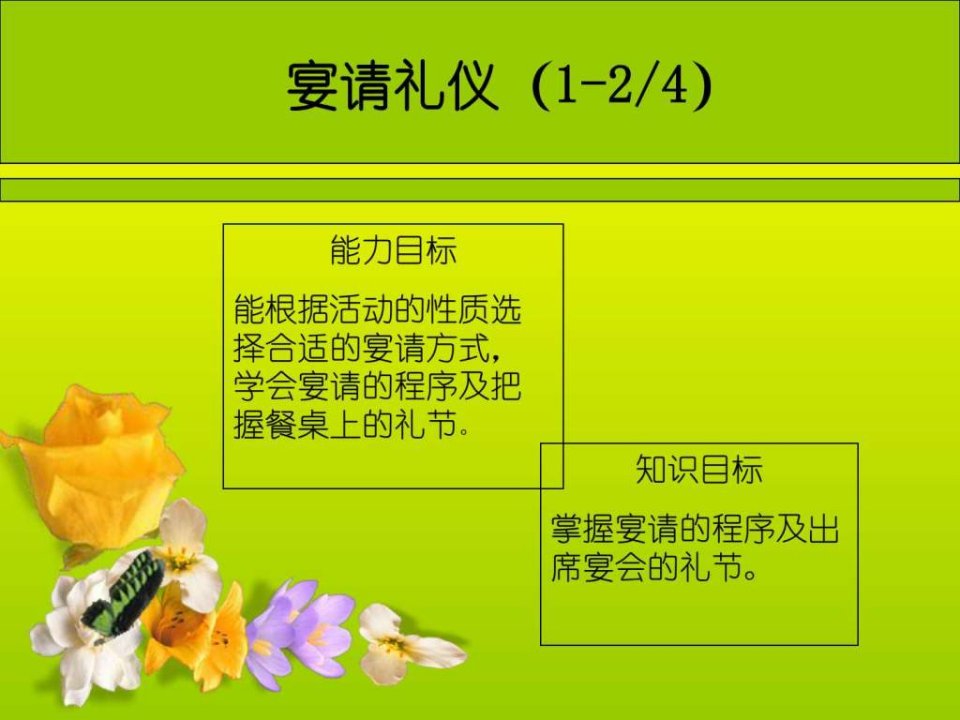 5.宴请礼仪_畜牧兽医_农林牧渔_专业资料.ppt