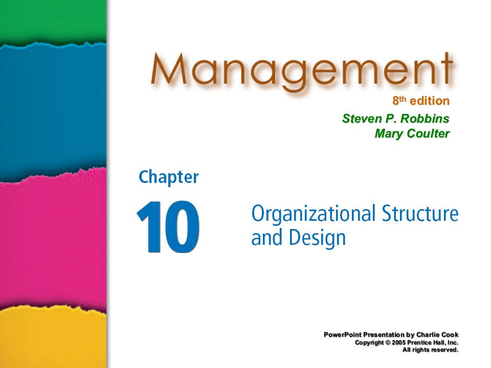 OrganizationalStructureandDesign10