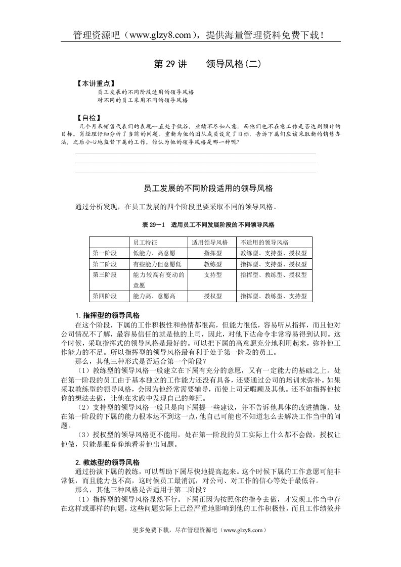 职业经理MBA实战经验讲义29