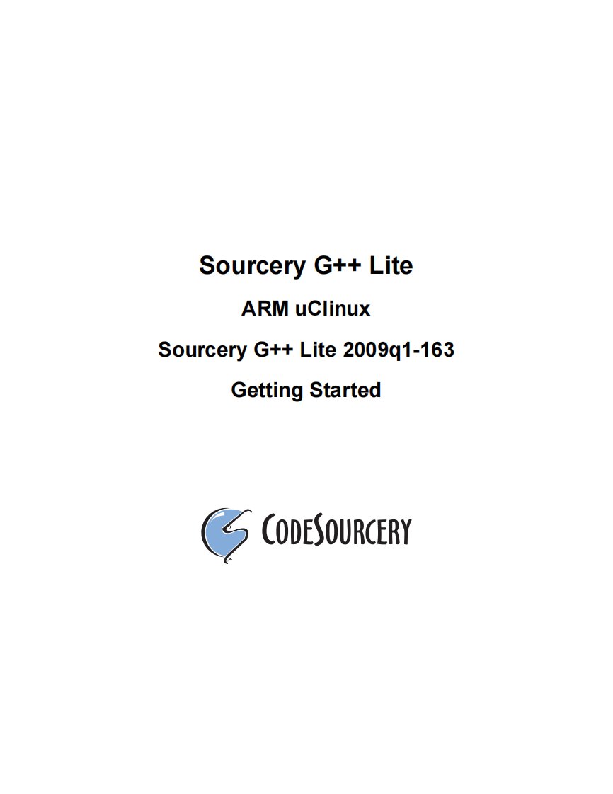 Sourcery-G++-Lite-for-ARM-uClinux安装及说明文档