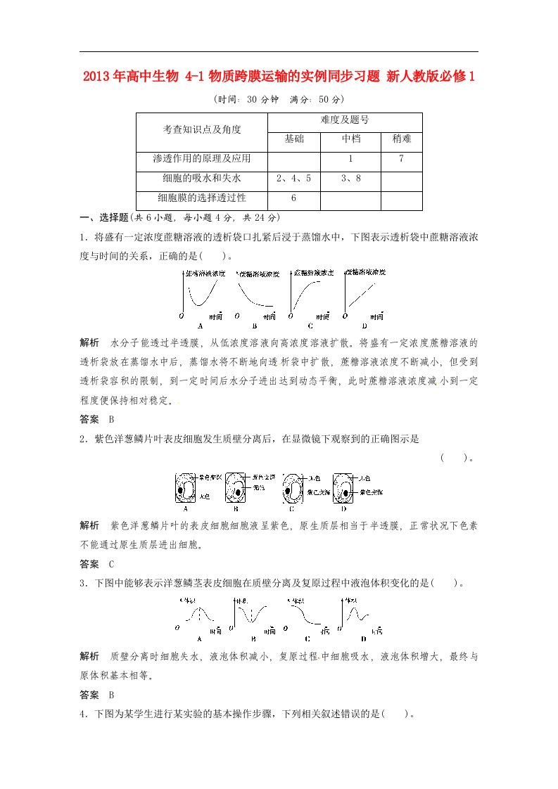 高中生物