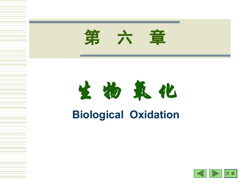 生物氧化第六部分公开课获奖课件百校联赛一等奖课件