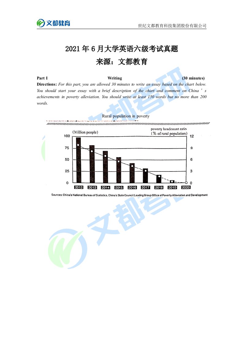 2021年6月大学英语六级考试真题