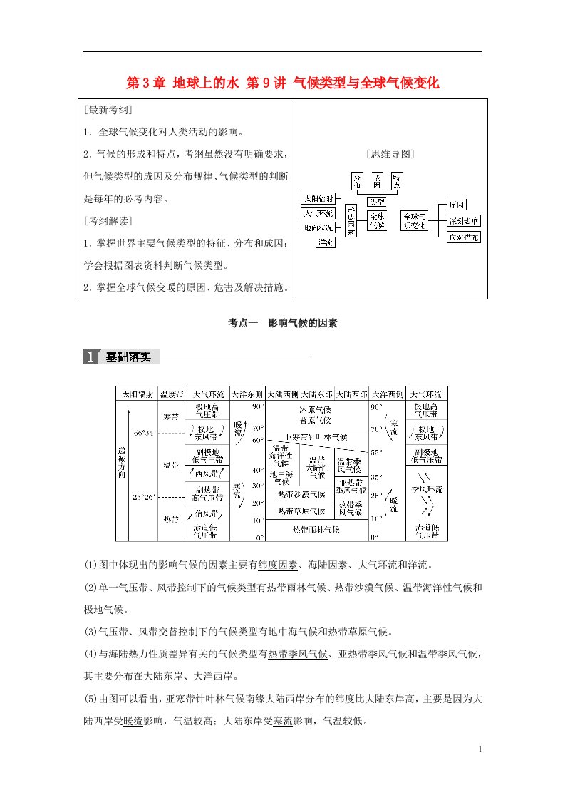 高考地理一轮复习