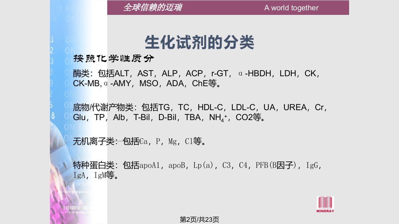 生化试剂的基本知识