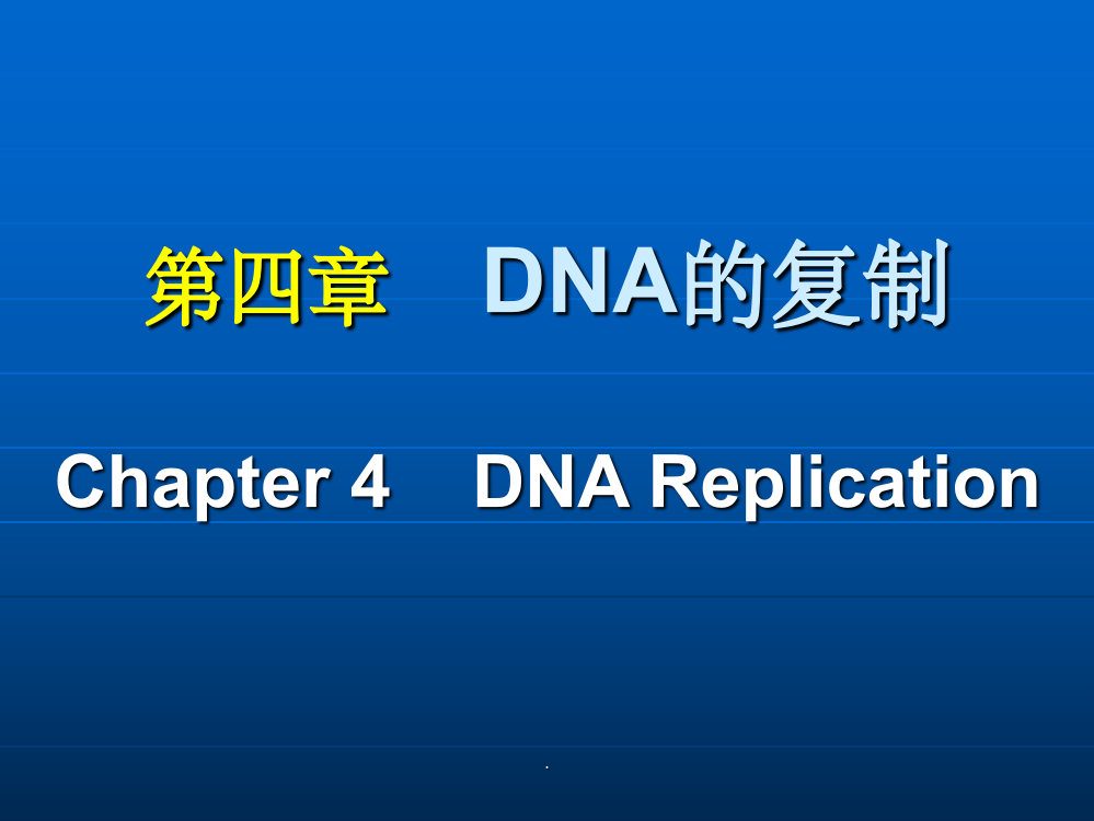 DNA复制基础知识ppt课件