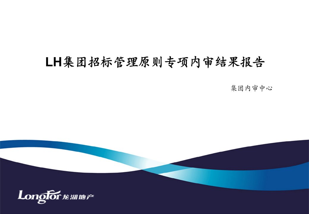 【lh集团】招标管理原则专项内审结果报告41p教学文稿