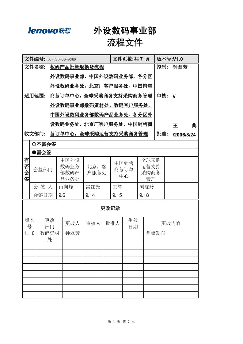 数码产品退换货流程