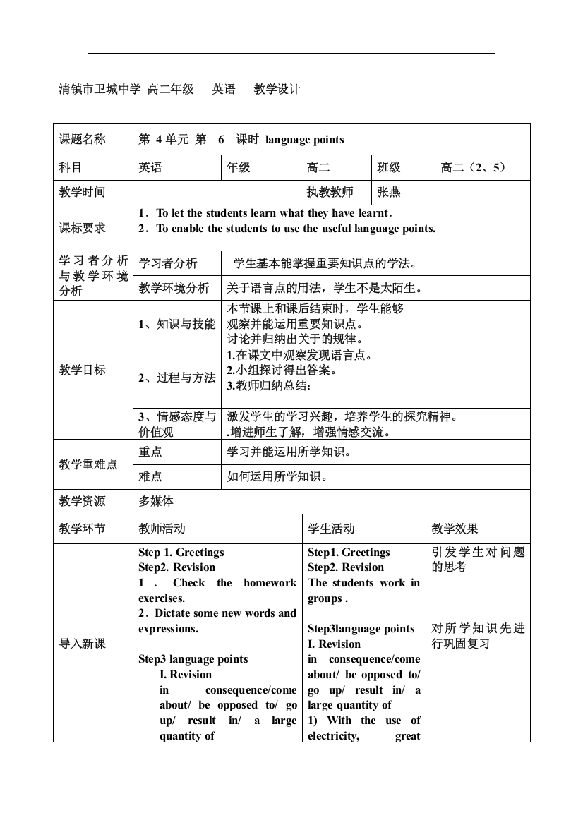 选修6unit4period6