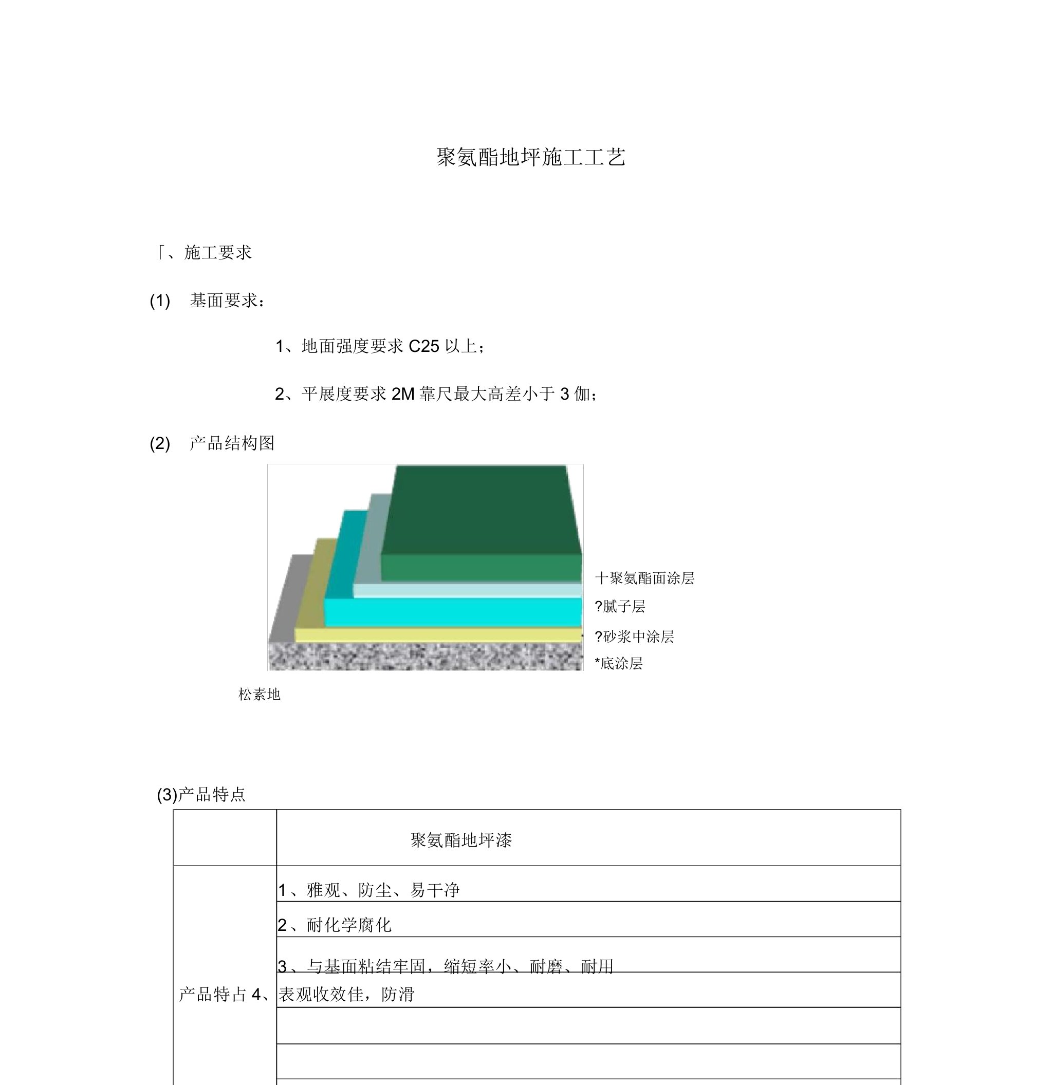 聚氨酯地坪施工方案案