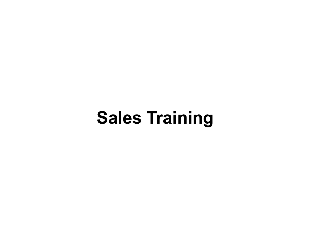 Sales-training(ppt文档)