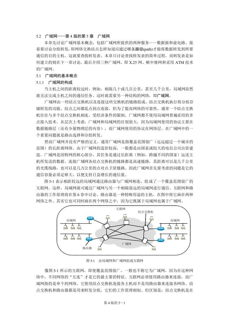 第4版(2003)的Ch5-广域网