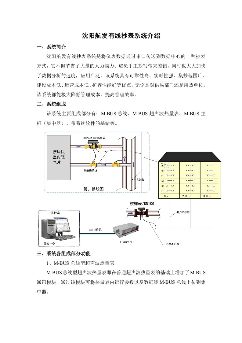 有线远传抄表系统介绍