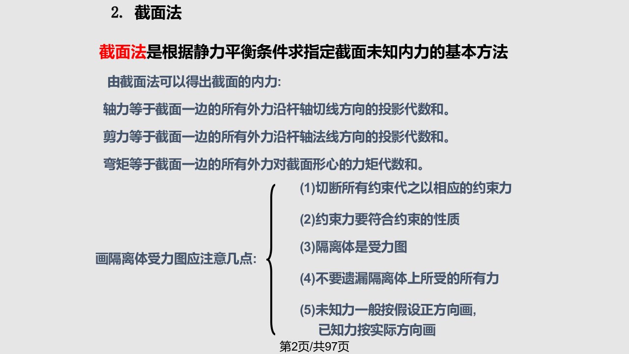 结构力学静定结构受力分析