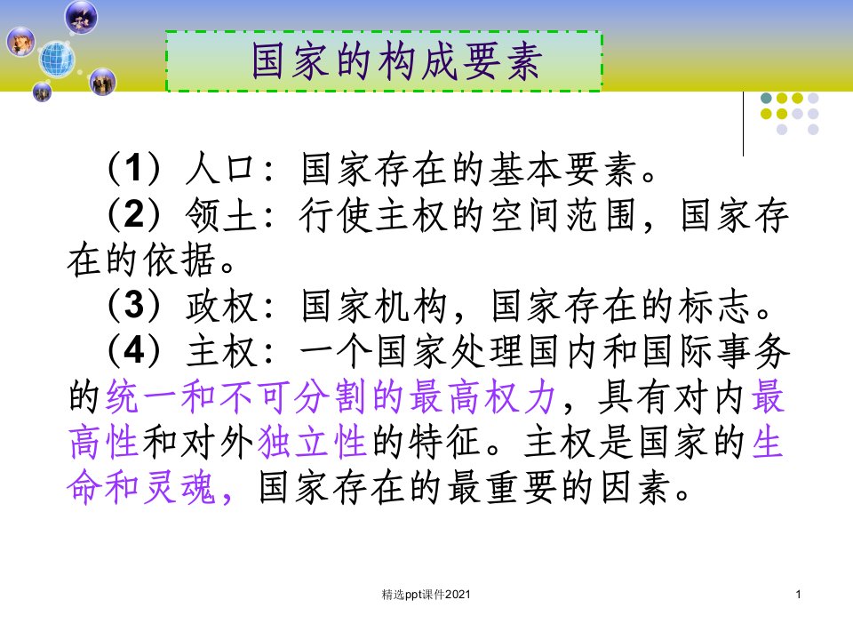 国体与政体知识点ppt课件