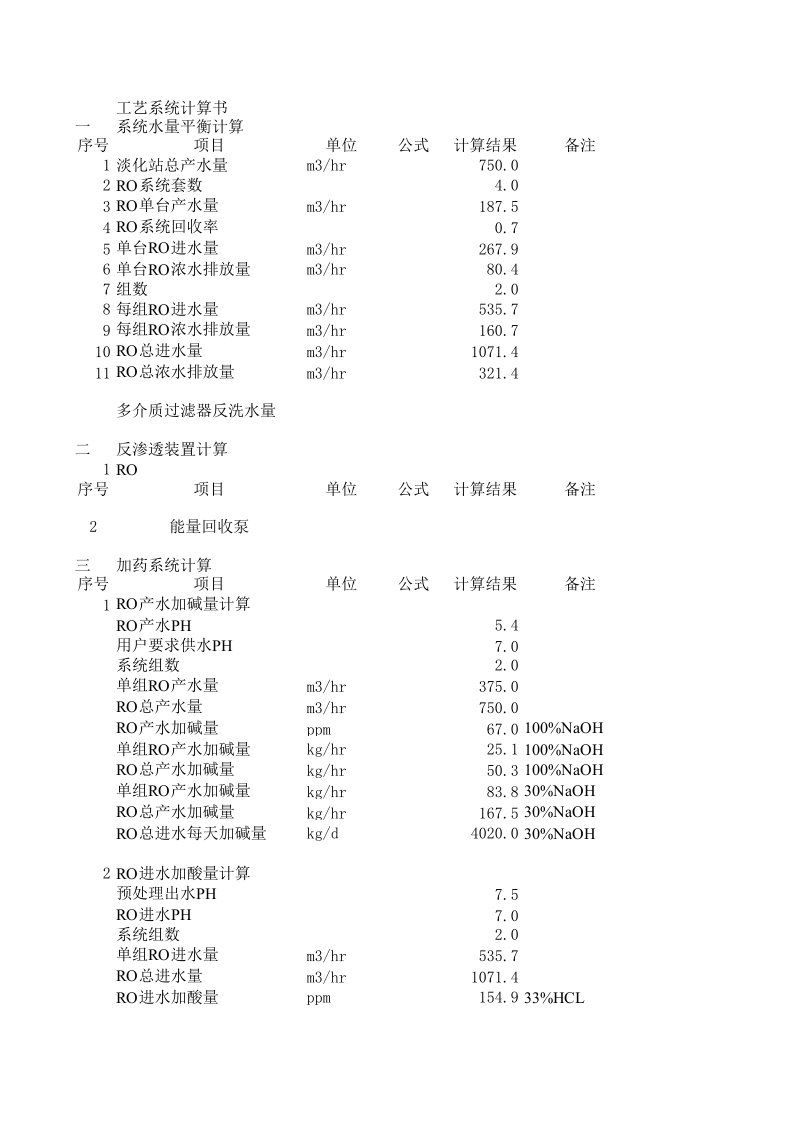 加药计算书（精选）