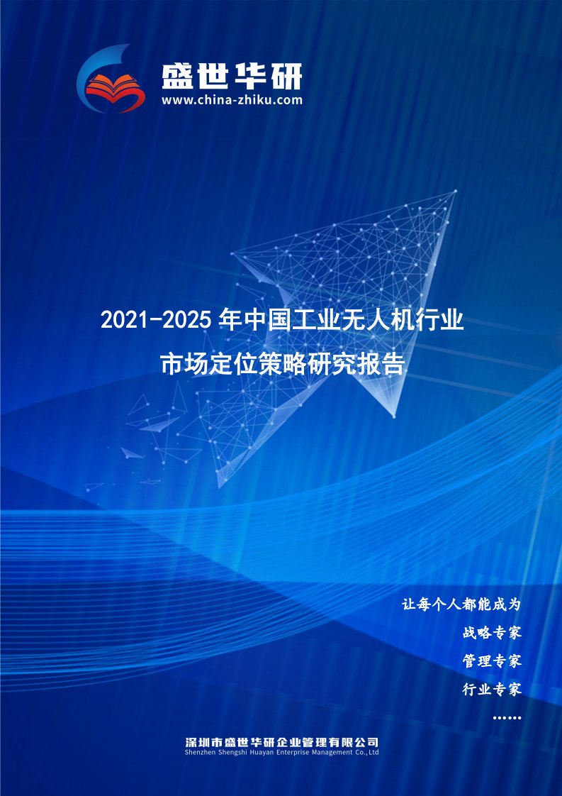 2021-2025年中国工业无人机行业市场定位策略研究报告