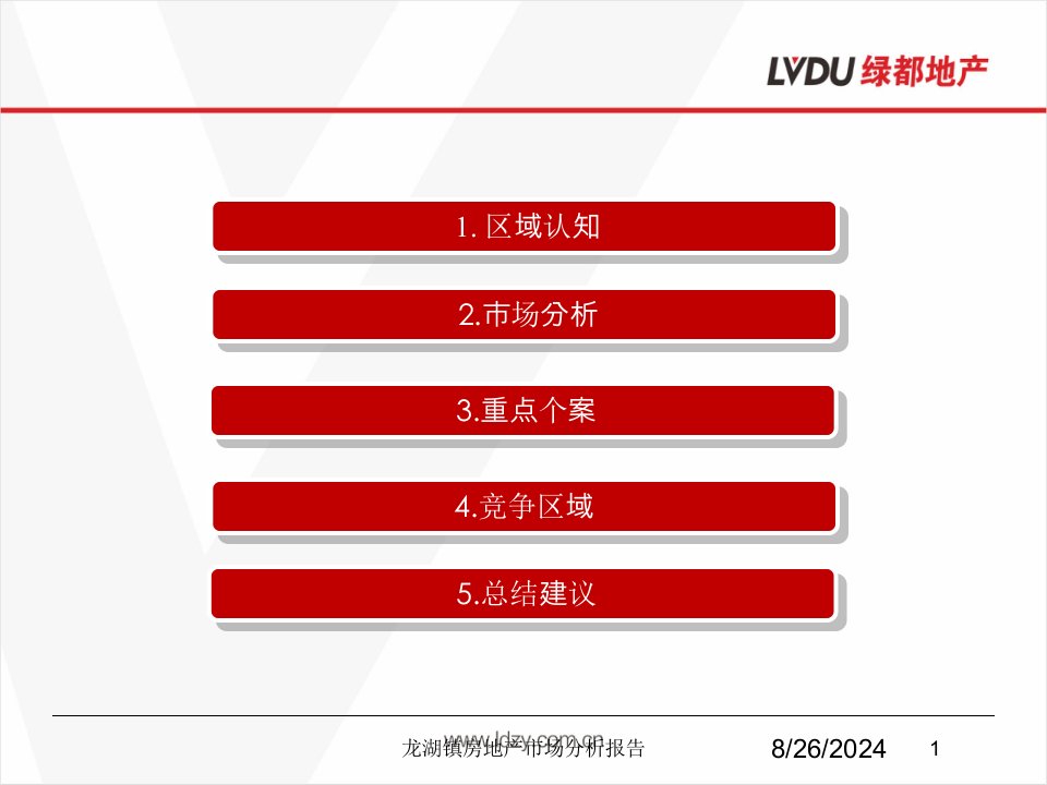 龙湖镇房地产市场分析报告专题课件
