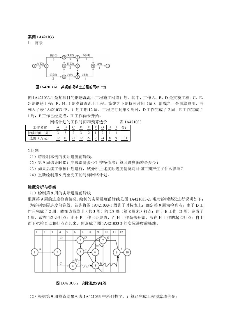 一级建造师考试建筑实务讲义