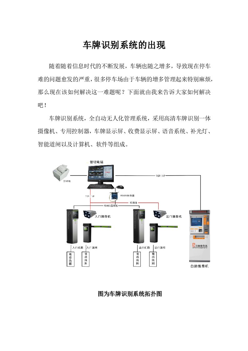 车牌识别系统的出现