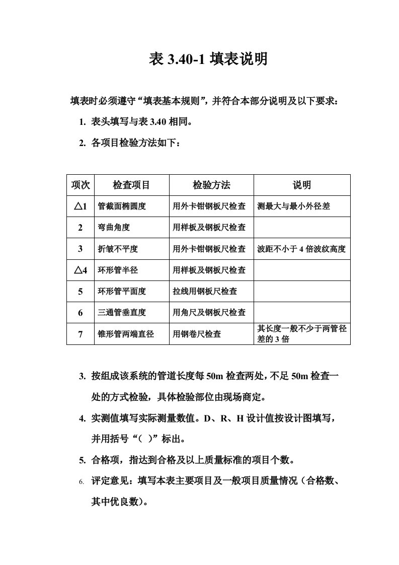 工程资料-表3401