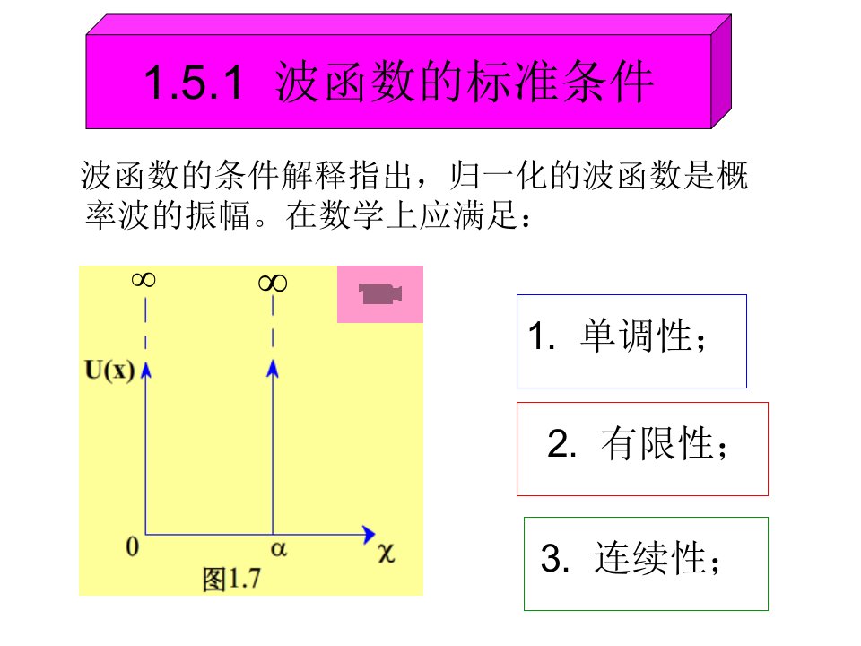 定态薛定谔方程的解法一维无限深势阱与线性谐振子